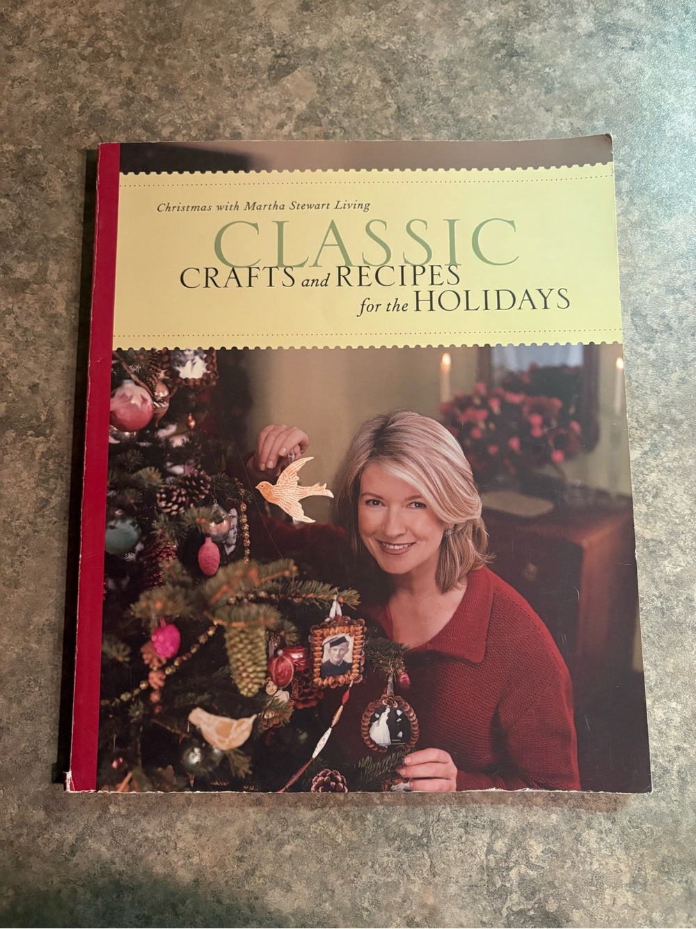 Vintage 2001 Christmas with Martha Stewart Living Crafts and Recipes Soft Cover